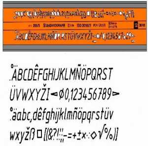 Standardgraph stano.type ISO B 3098/1 4014509021127