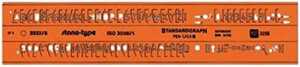 Schriftschablone 3,5 mm STANDARDGRAPH 252235 Type 2522
