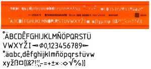 Standardgraph H-Profil ISO B 3098/1 Mittelschr. ger.