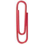 Alco Briefklammer Metall kunststoffüberz 26mm orange...