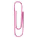 Alco Briefklammer Metall kunststoffüberz 26mm rosa...