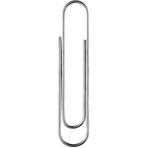 Aktenklammern, glanzverzinkt, 50mm, gewellt, SB-Dose à 40 Stück, für Großverbraucher