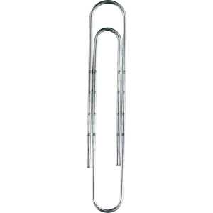 Aktenklammern, gewellt, verzinkt, 77 mm, Schachtel à 100 Stück