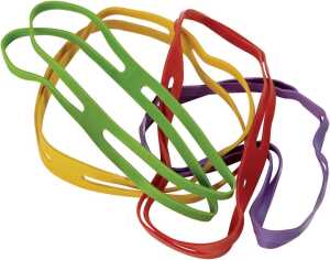 Alco Kreuzbänder, bunt gemischt, 80 x 11 mm, Schachtel à 100 g