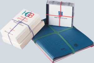 Kreuzbänder, bunt gemischt, 100 x 11 mm, Schachtel à 100 g