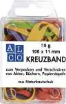Alco Kreuzbänder, bunt gemischt, 100 x 11 mm, Dose...