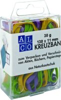 Alco Kreuzbänder, bunt gemischt, 130 x 11 mm, Dose...