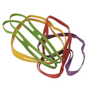 ALCO Kreuzband 11 x 150 mm Naturkautschuk farbig sortiert 500 g/Pack.