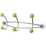 Alco Wandgarderobe Metall 47x16x15 cm silber