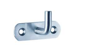 Alco Garderobenhaken Metall 5x3,5x3cm silber