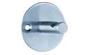 Alco Garderobenhaken Metall 5,2x4,5x5,5cm silber