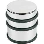 Türstopper, verchromt, hoch, gummierte Unterseite,...