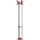 Alco Standgarderobe, Metall, 6 rote Acrylhaken, (H/Ø) 174/42,5 cm