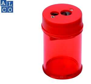 Dosenbleistiftspitzer, doppelt, rund, Metallspitzer, Ø 8 mm und 11 mm