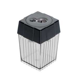 Alco Doppel-Dosenbleistiftspitzer für 7,8 und 11mm Kunststoff schwarz