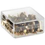 Musterbeutelklammern, vermessingt, Nr. 3/17 mm, Dose à 100 Stück