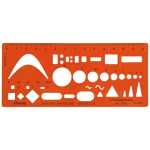 Standardgraph Elektro-Schablone Schule/Ausbildung 1...