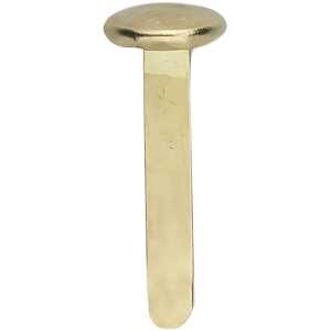 Musterbeutelklammern, vermessingt, Nr. 5/25 mm, Schachtel à 1000 Stück