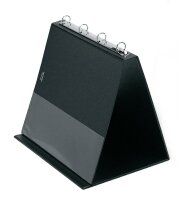 Veloflex Tisch-Flip-Charts A4 quer schwarz mit 10...