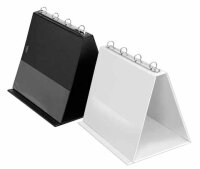 Veloflex Tisch-Flip-Charts A4 quer schwarz mit 10 Hüllen 4345