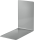 Buchstützen, Metall, Grau, (L/B/H) 85/140/140 mm, VE = 1 Paar