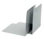 Buchstützen, Metall, Grau, (L/B/H) 125/140/140 mm,...