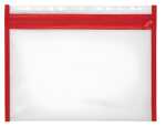 Veloflex Reißverschlusstasche VELOBAG® XS Eurolochung Polypropylen rot