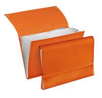 Veloflex Fächermappe A4 VELOCOLOR PP orange