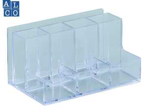 Utensilienbox, Kunststoff, 4 Stifte- & 3 Klammerfächer, Brief- ständer, (L/B/H) 155/95/75 mm