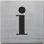 Piktogramm, "Information", Edelstahl...