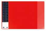 Schreibunterlage VELOCOLOR rot mit seitlichen Taschen,...
