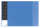 Schreibunterlage VELOCOLOR blau mit seitlichen Taschen, 40x60 cm