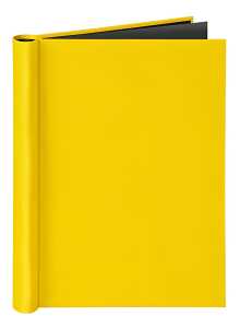 Veloflex Klemmbinder A4 VELOCOLOR gelb mit schwarzem Innenspiegel