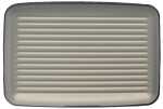 Aluminium-Visitenkartenbox mit 6 Fächern Größe 105 x 70 x 19 mm