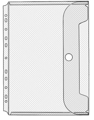 Veloflex Dokumentenhülle A4 mit Klettverschluss