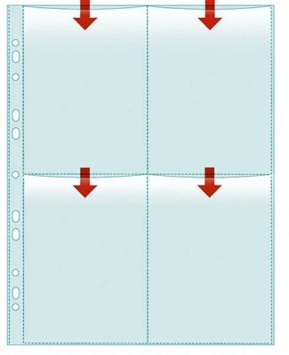 Veloflex Fotohüllen 10X15hoch,5er Pack