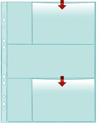 Veloflex Fotohüllen 10X15quer, 5er Pack