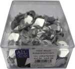 Alco Eckenklammer Aluminium einseitig lackiert silber 1000 Stück