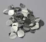 Eckenklammern, Aluminium, lackiert, silberfarben, Dose à 1000 Stück