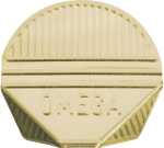 Alco Eckenklammer Aluminium einseitig lackiert gold 100...