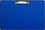 Klemmbrett, DIN A4, quer, Blau, kunststoffüberzogen,...