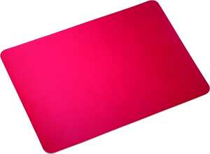 Arbeits- & Bastelunterlage, Rot, abwaschbar, rutschfest, strapazier- fähig, abgerundete Ecken, 21 x 30 cm
