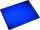 Schreibunterlage, Blau, abwaschbar, rutschfest, strapazier- fähig, abgerundete Ecken, 50 x 65 cm