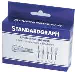 Standardgraph Linolfedern 5 St. mit Griff Pack