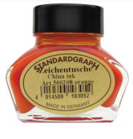 STDGRAPH Tusche orange 30ml Glas 1 Stück