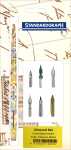 Standardgraph Allround 6 verschiedene Federn + Federhalter Pack