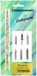 Standardgraph Allround 6 verschiedene Federn + Federhalter Pack