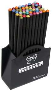 Cristallino Bleistifte schwarz mit Swarovski-Kristallen 1 Stück