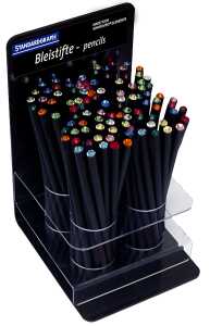 Cristallino Bleistifte schwarz neutral mit Swarovski-Kristallen sort