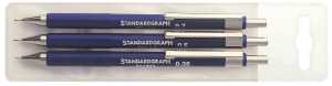 Standardgraph Feinminenstift blau Set 0,35 - 0,50 - 0,70 mm im Euti